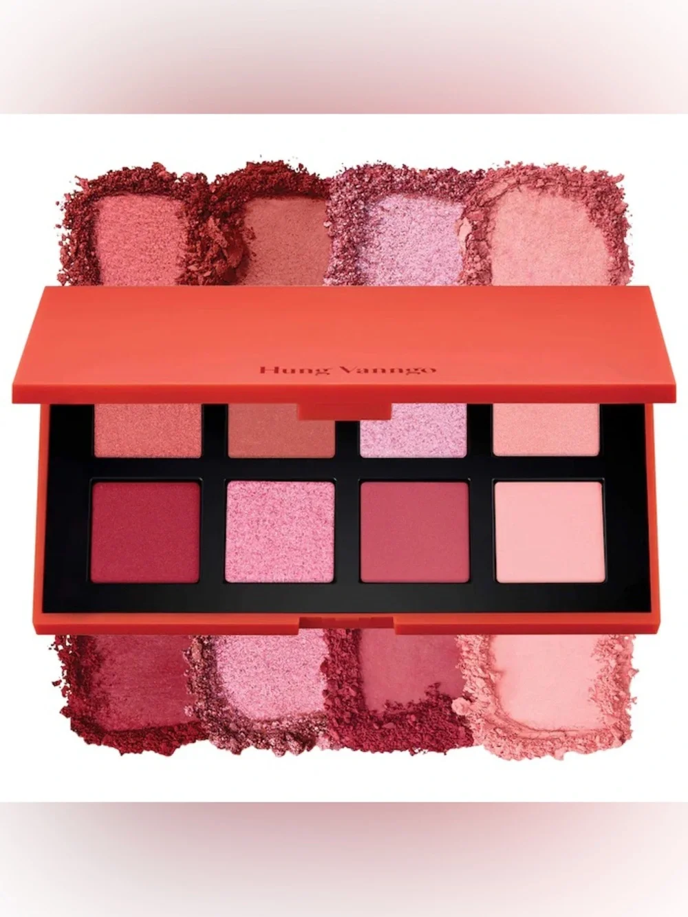 New Hung Vanngo Color Story Eyeshadow Palette Rebellious Red & Pink